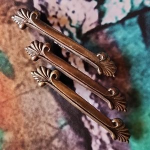 💋Vintage Barrettes Three Metal Tones Elegant